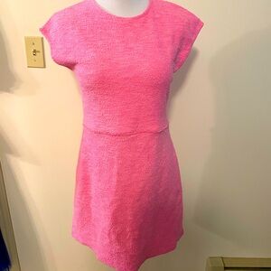 Zara Pink Textured Women's Dress